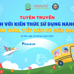 TUYÊN TRUYỀN HỌC SINH VỚI KIẾN THỨC SỬ DỤNG NĂNG LƯỢNG AN TOÀN, TIẾT KIỆM VÀ HIỆU QUẢ